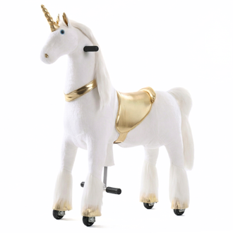 Vrooomy® Mechanisches Einhorn L - Gold