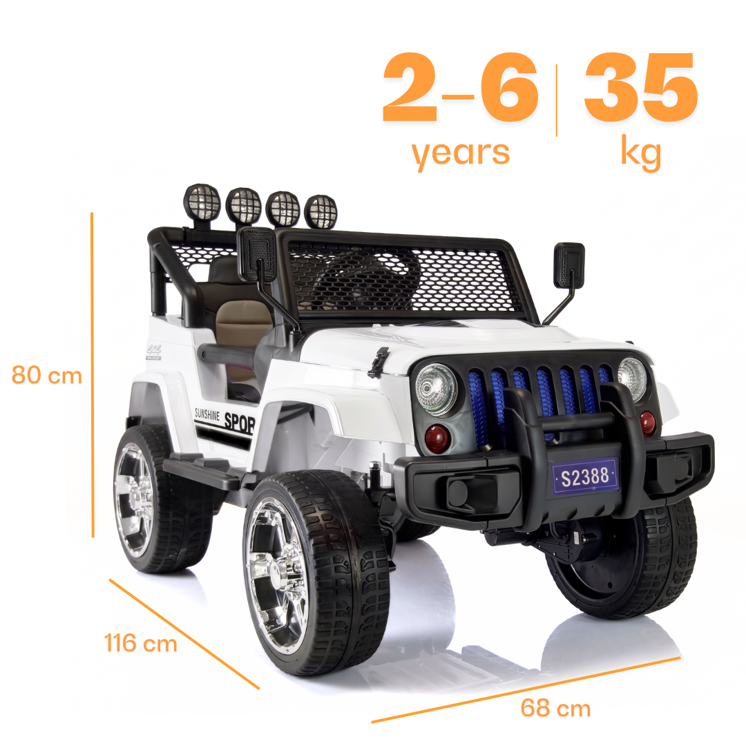 Vrooomy® 4x4 - Blanc