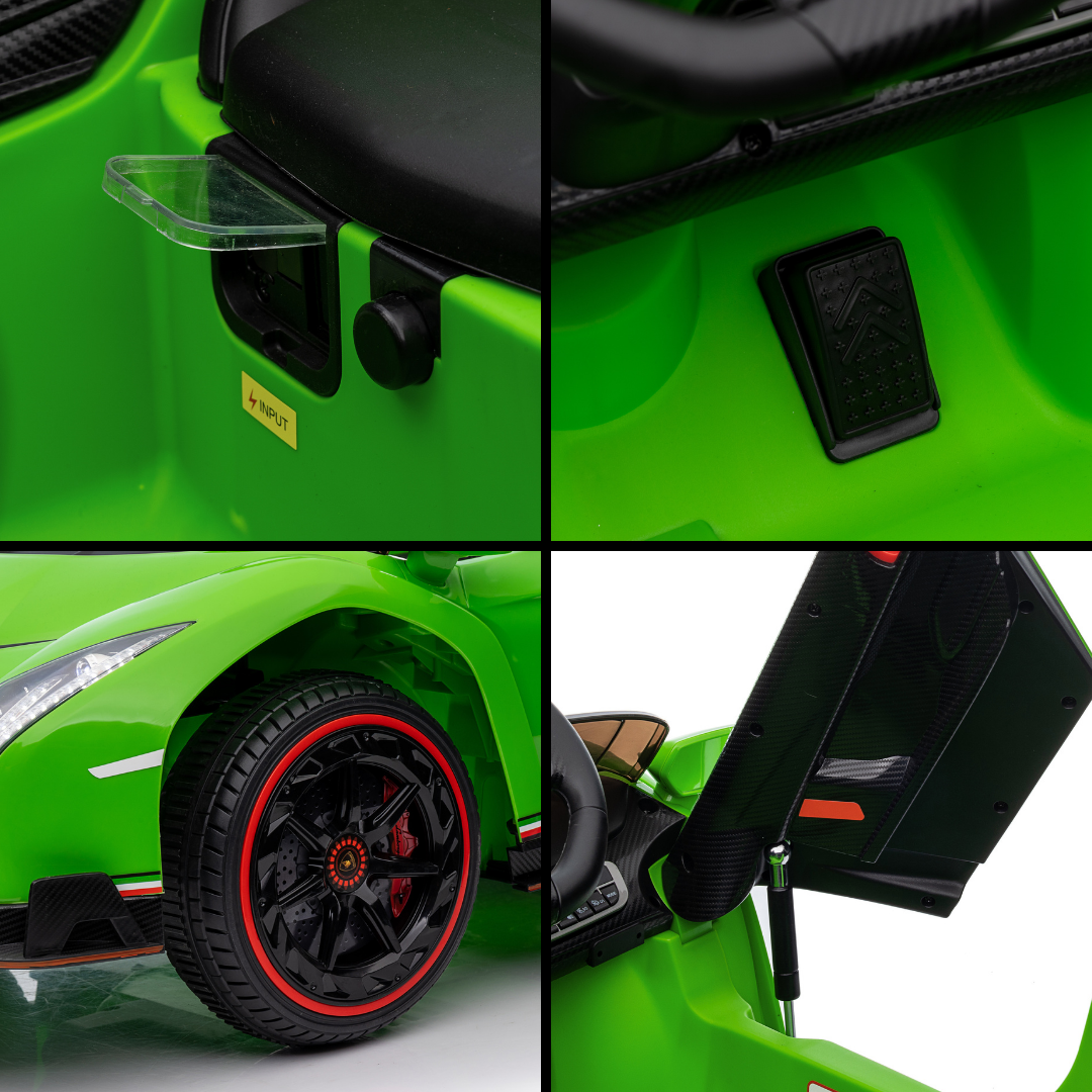 Elektrische kinderauto Lamborghini Veneno 12V groen