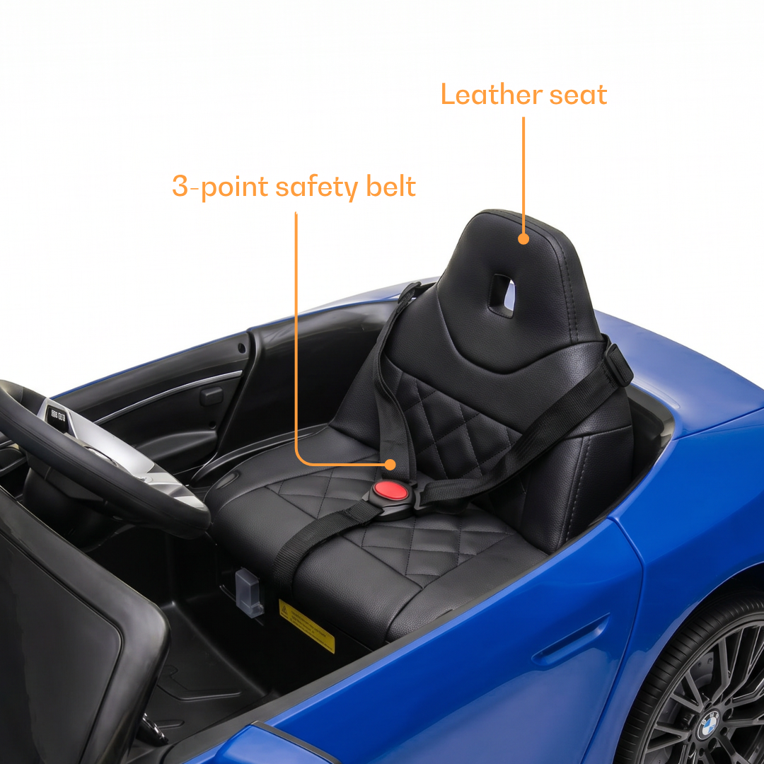 Elektrische kinderauto BMW i4 12V blauw