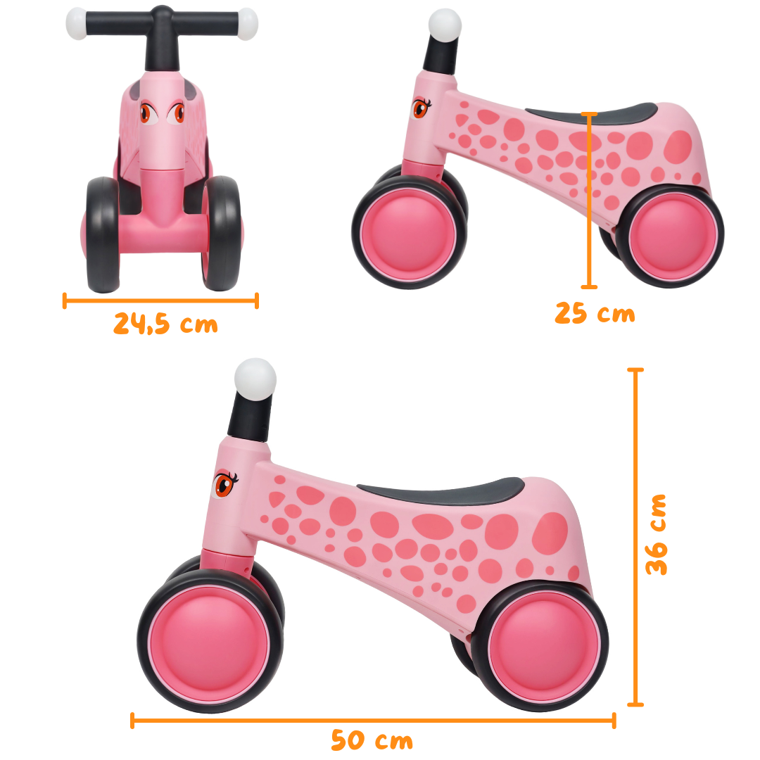 Vrooomy® Mini Loopfiets - Roze