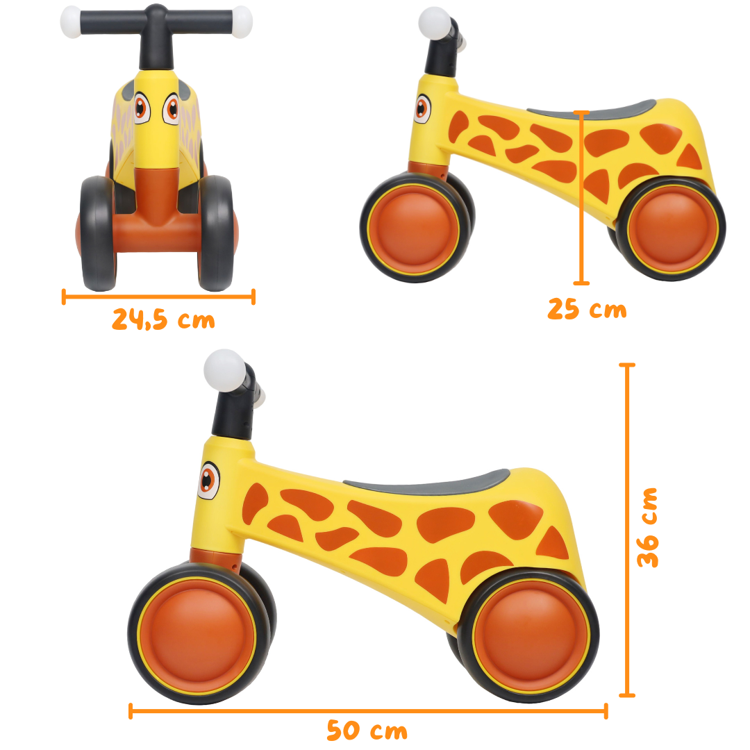 Vrooomy® Mini Balance Bike - Yellow