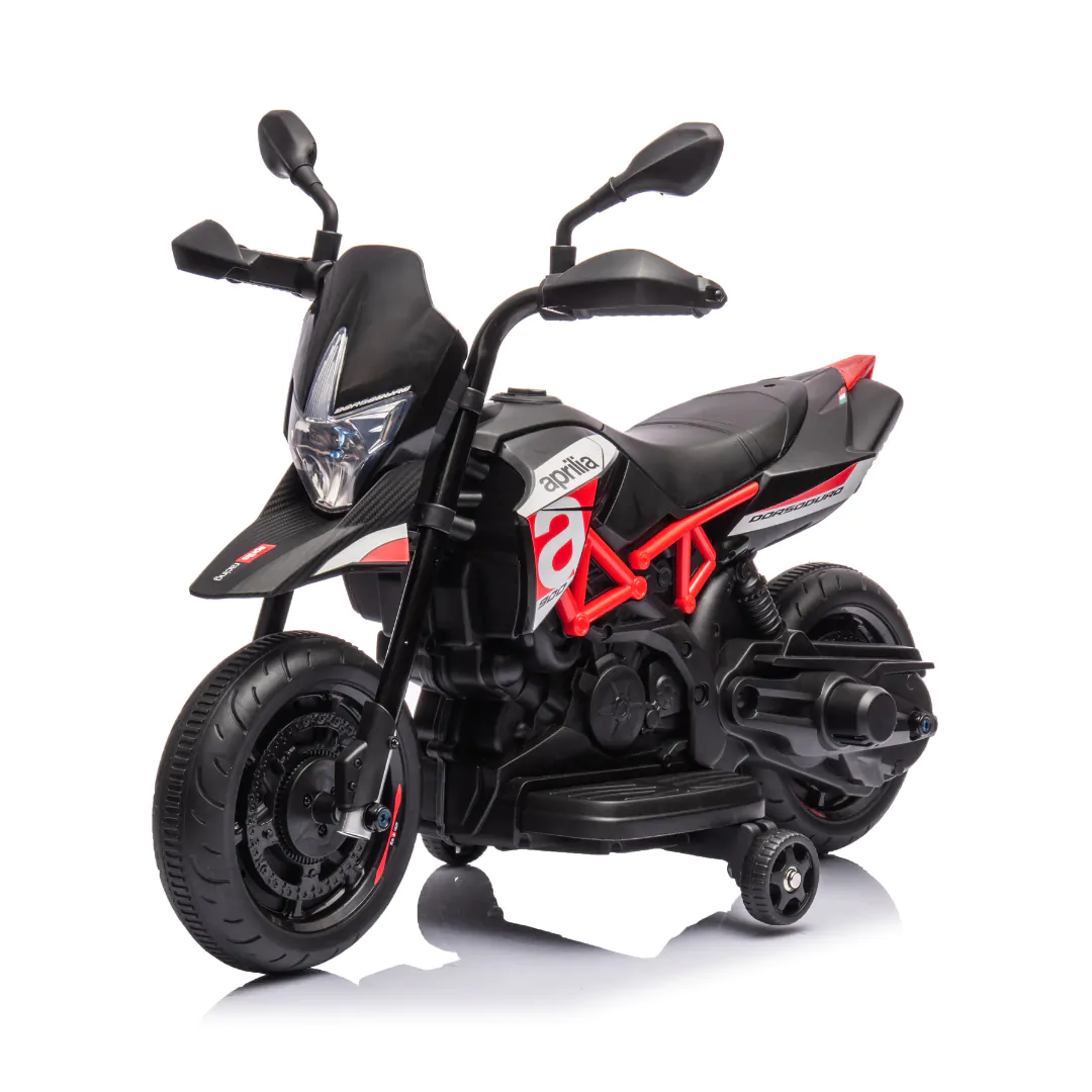 Aprilia Dorsoduro 900 Mini 6V Electric Kids' Motorbike – Red
