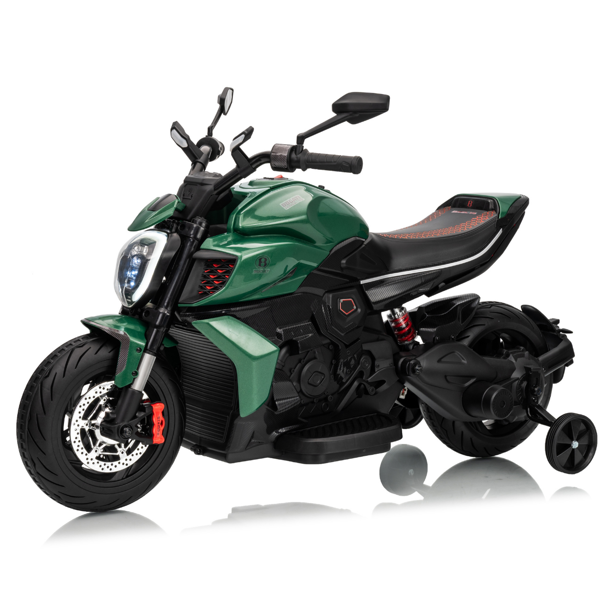 bentley kinderfahrrad Ducati x Bentley Diavel V4 Elektrisches Kindermotorrad 12 V – Grün