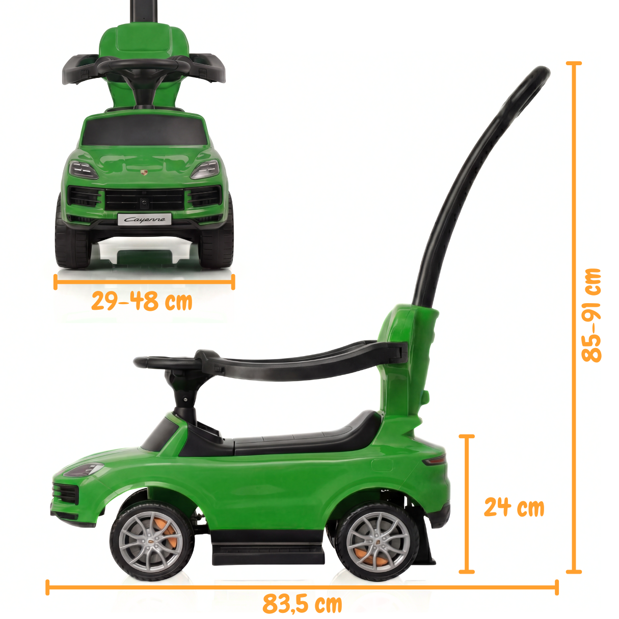 Porsche Cayenne Turbo S 3 en 1 - Verde