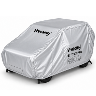 Vrooomy Protect PRO capa de proteção para carro infantil tamanho L cinzenta