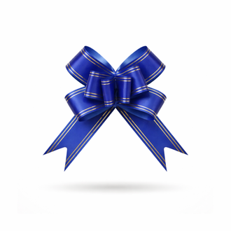 Vrooomy® Geschenkschleife – Blau