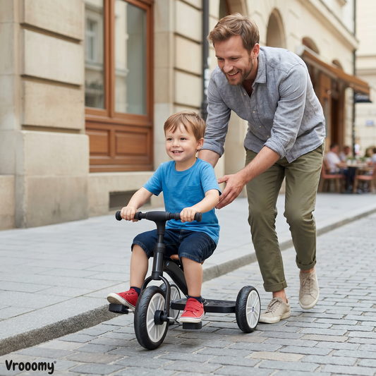 Hoe je kind leren fietsen