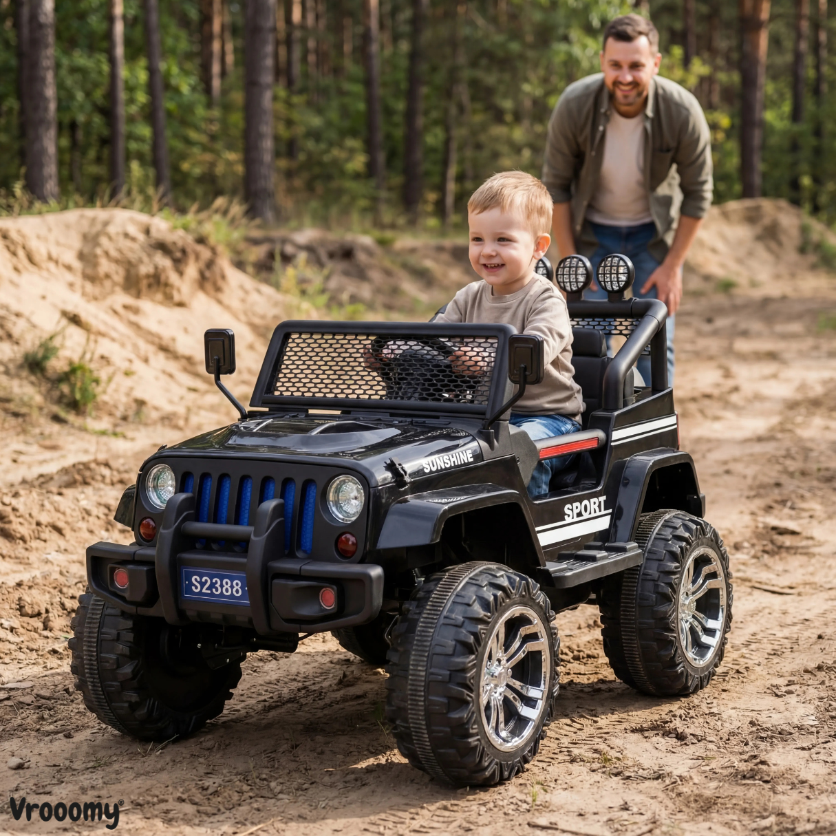 Vrooomy® 4x4 - Negro