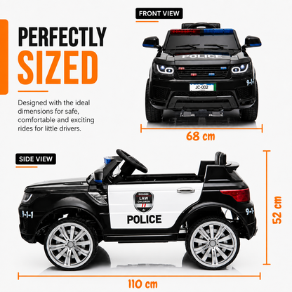 Elektrische kinderauto Vrooomy® Evoque S Politie