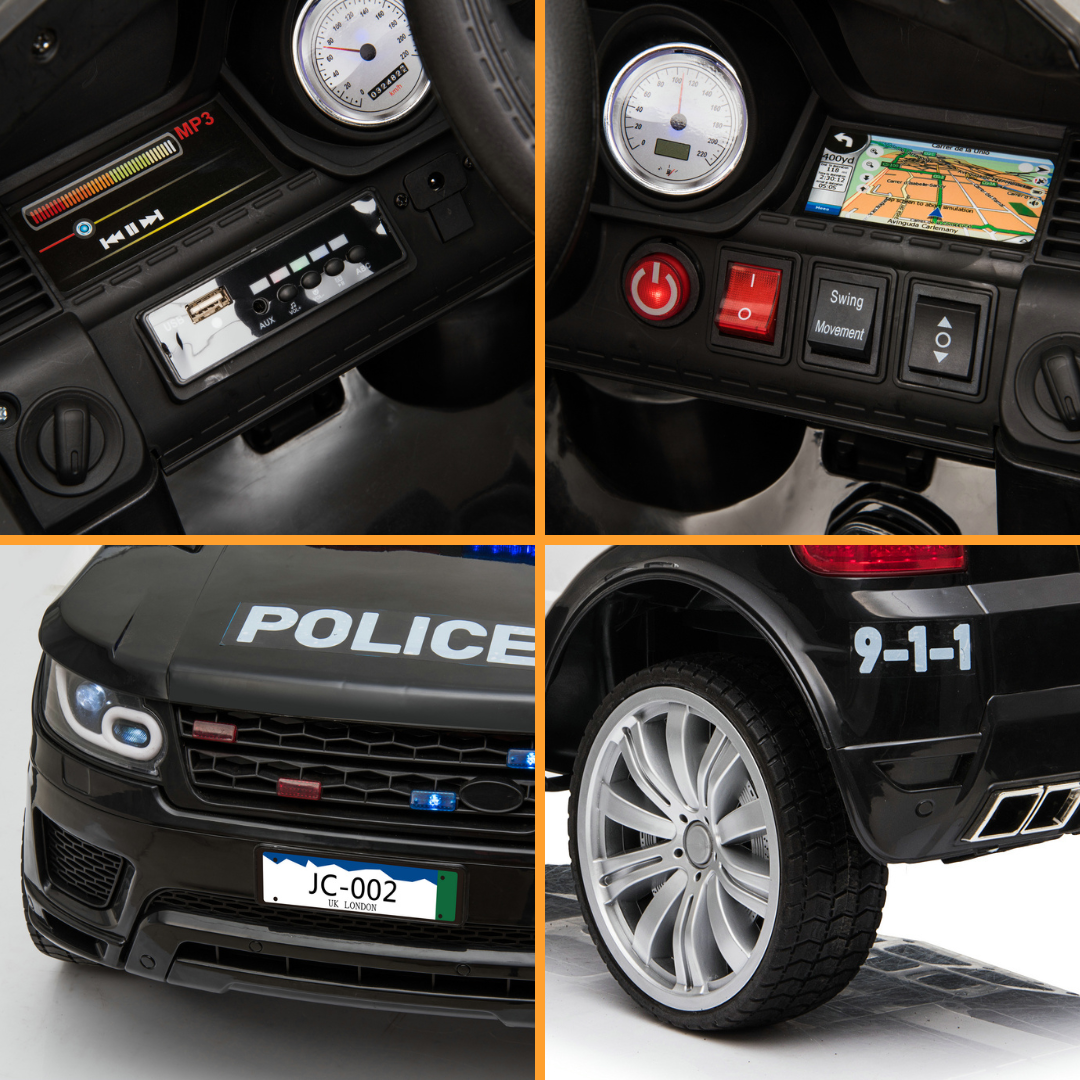 Elektrische kinderauto Vrooomy® Evoque S Politie