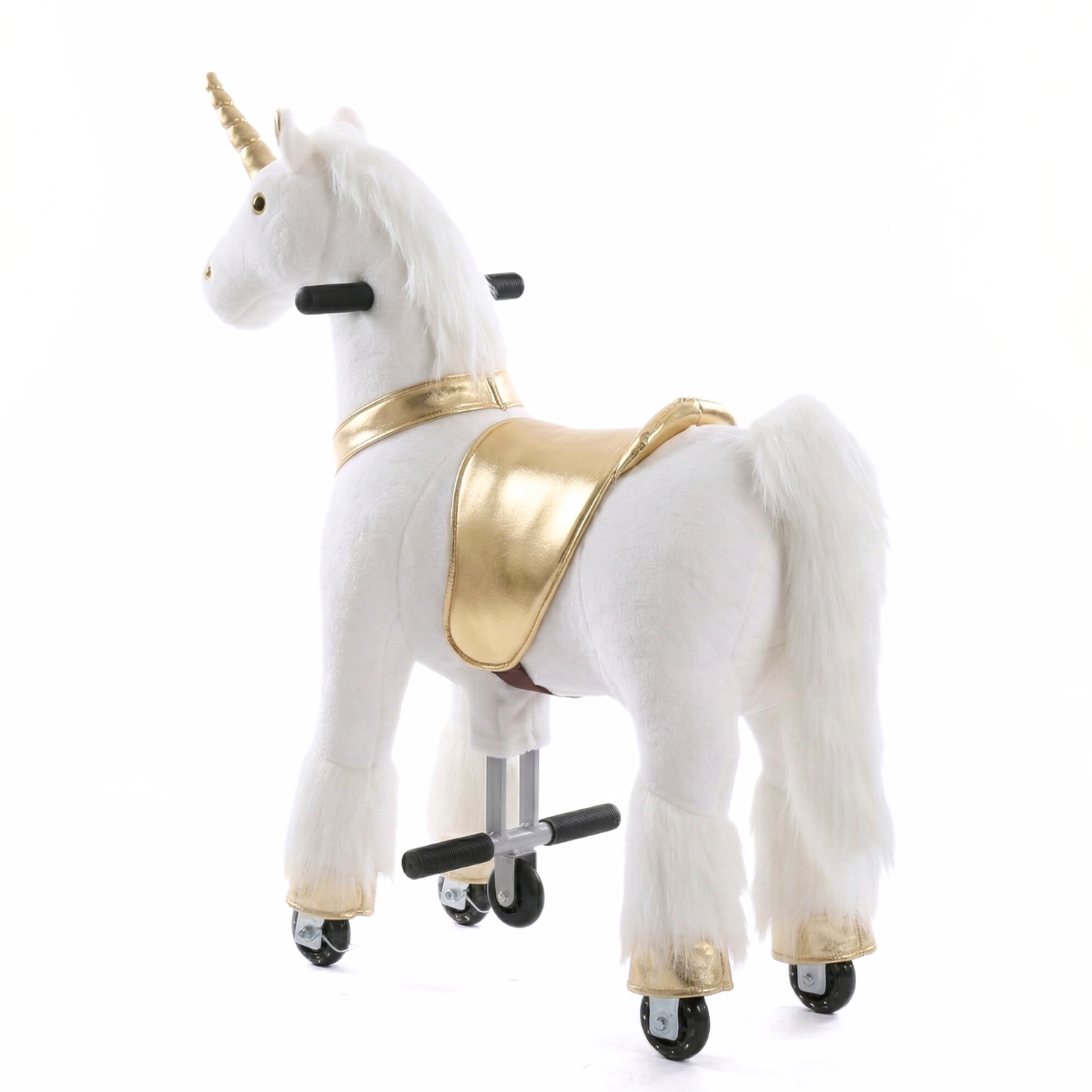 Vrooomy® Mechanische Eenhoorn S - Goud