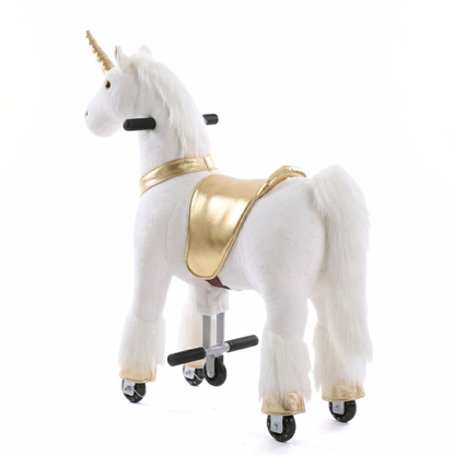 Vrooomy® Mechanische Eenhoorn S - Goud