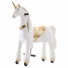 Vrooomy® Mechanische Eenhoorn L - Goud