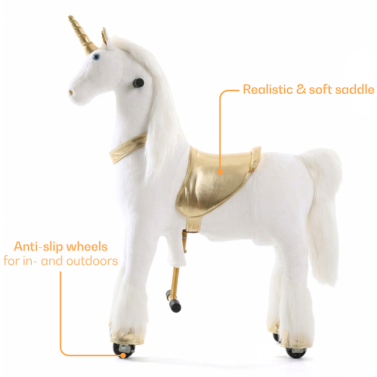 Vrooomy® Licorne Mécanique L - Or