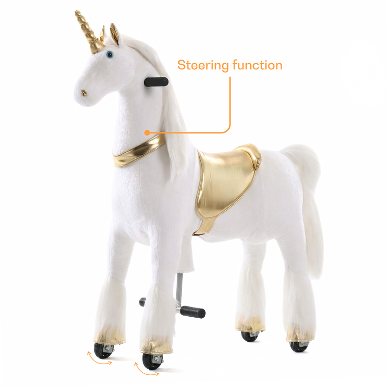 Vrooomy® Licorne Mécanique L - Or
