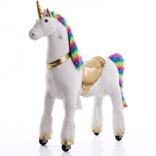 Vrooomy® Mechanical Unicorn L - White
