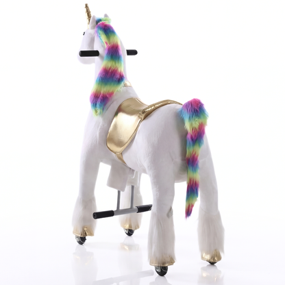 Vrooomy® Unicornio mecánico L - Blanco