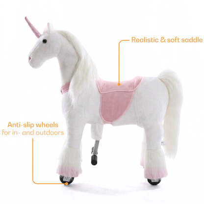 Vrooomy® Mechanisches Einhorn S - Rosa