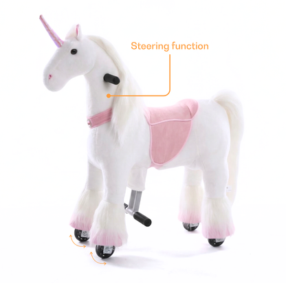 Vrooomy® Mechanisches Einhorn S - Rosa
