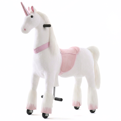 Vrooomy® Mechanisches Einhorn L - Rosa