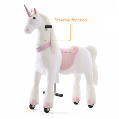 Vrooomy® Mechanisches Einhorn L - Rosa