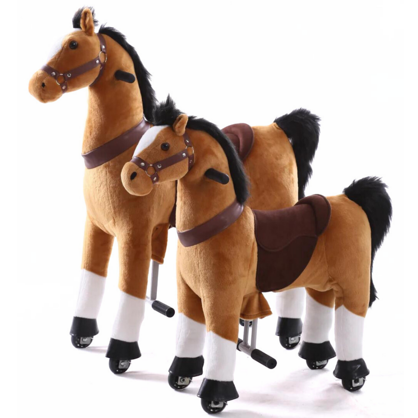 Vrooomy® Mechanische Pony S – Braun