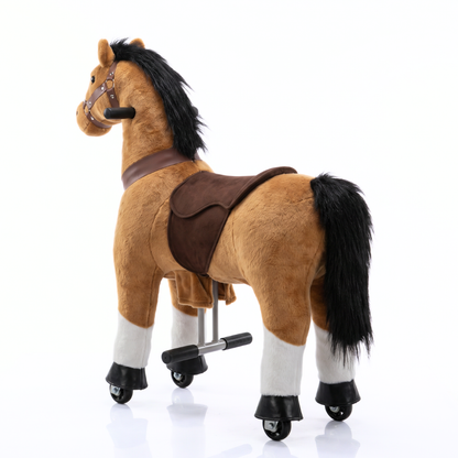 Vrooomy® Mechanische Pony S - Bruin