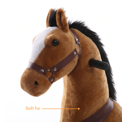 Vrooomy® Mechanische Pony S - Bruin
