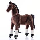 Vrooomy® Mechanische Pony L - Donkerbruin