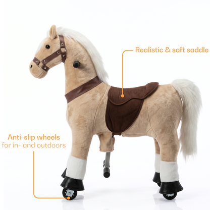 Vrooomy® Mechanische Pony S - Beige