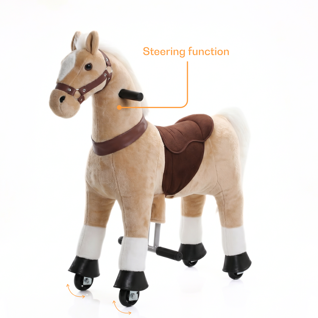 Vrooomy® Mechanische Pony S - Beige