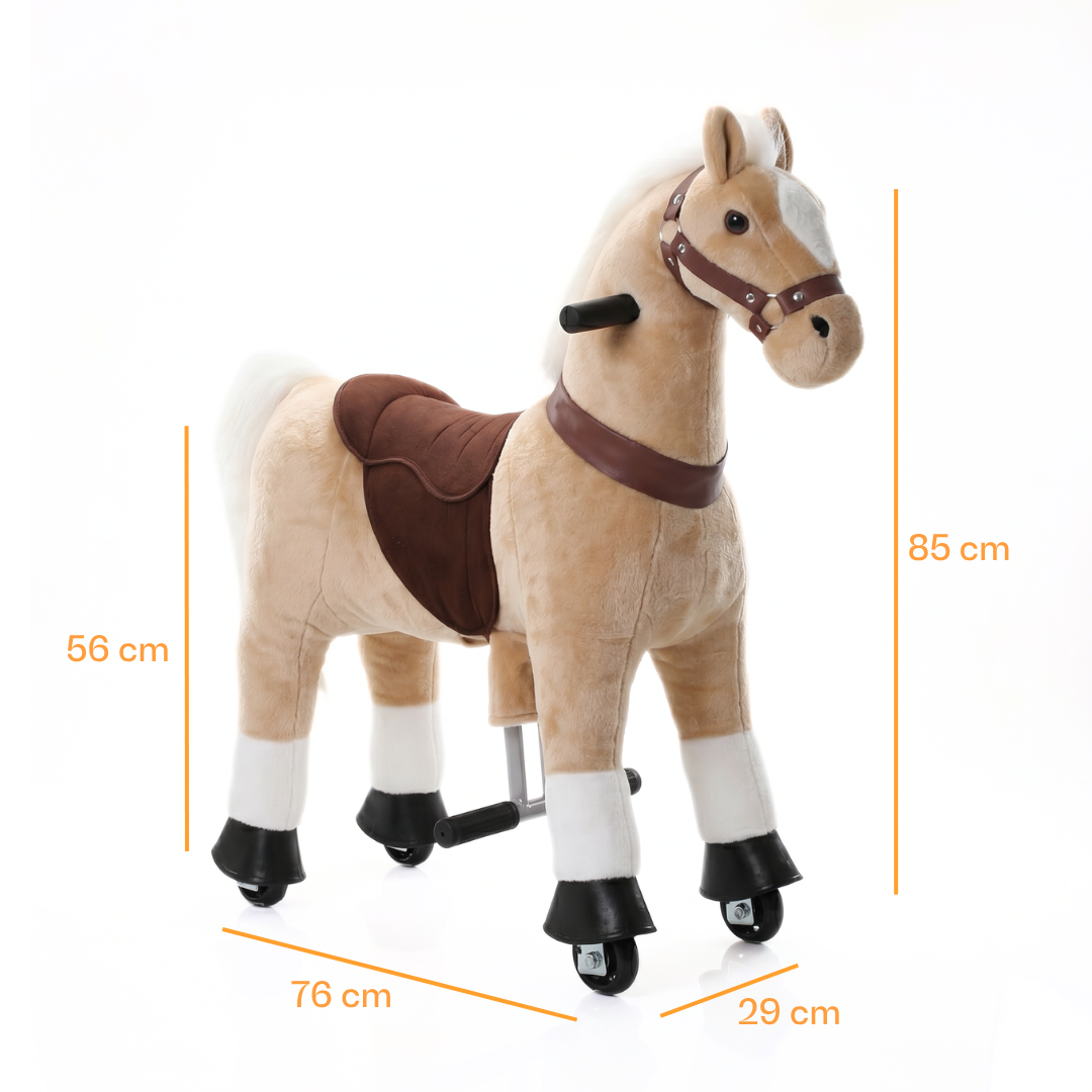 Vrooomy® Mechanische Pony S - Beige