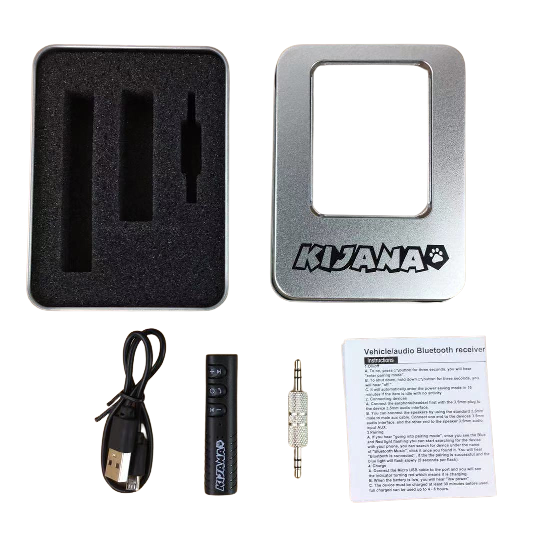 Adaptador de audio Bluetooth AUX - 3.5mm
