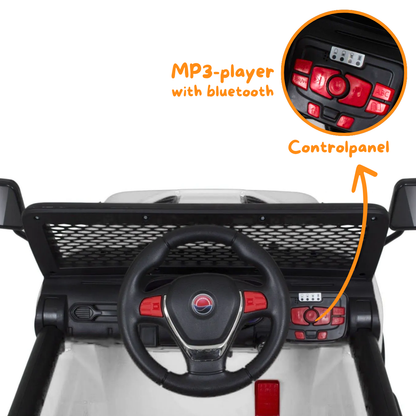 Elektrische Tractor 12V rood met afstandsbediening MP3 Elektrische Tractor 12V rood met afstandsbediening MP3