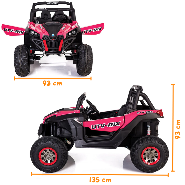 Vrooomy® UTV-MX (2-osobowy) - Różowy