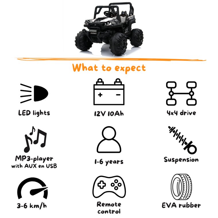 Kijana UTV 4x4 - Blanco