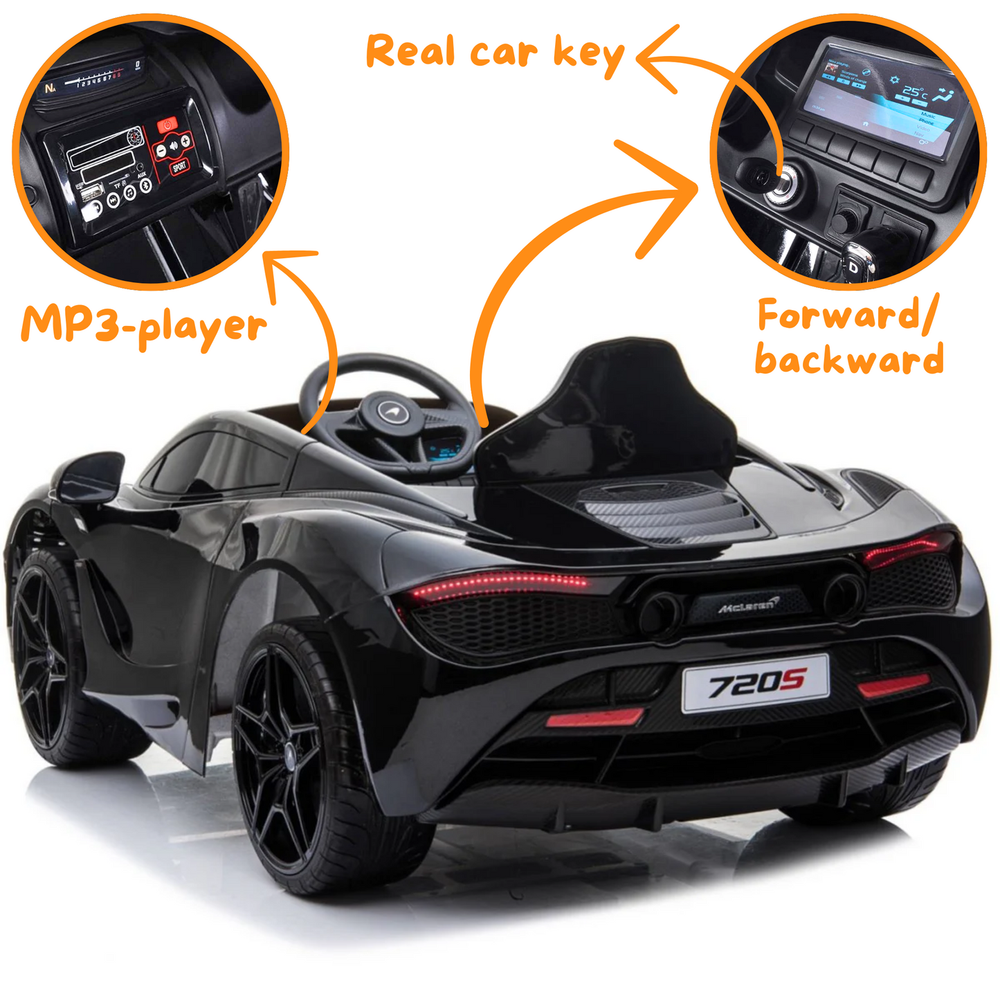 McLaren 720S – Schwarz