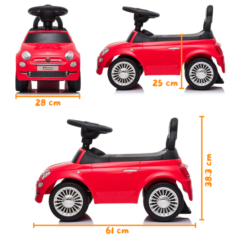 Fiat 500 - Czerwony
