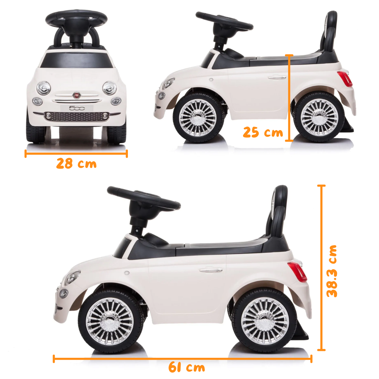 Fiat 500 - Wit
