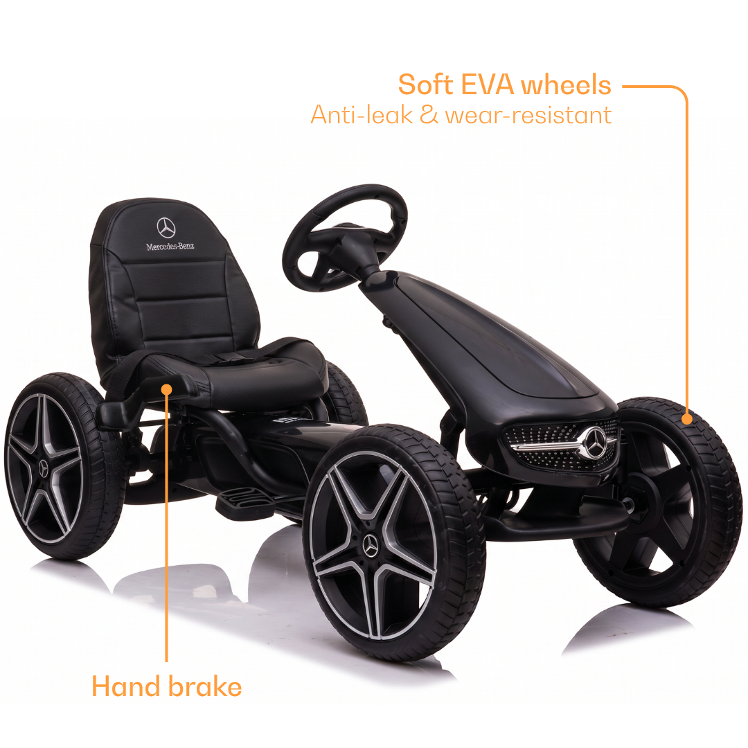Mercedes Pedal Go-kart – Black | Children's Go-kart