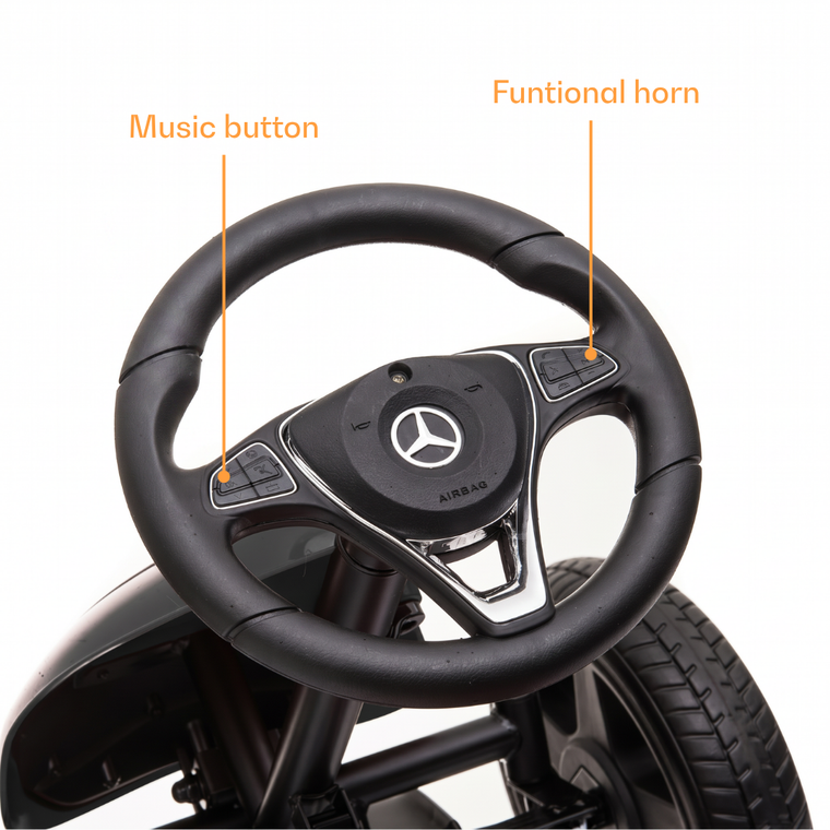 Mercedes-Benz Gokart na pedały - Czarny