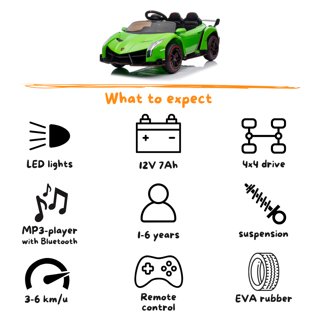 Lamborghini Veneno - Groen