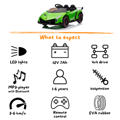 Lamborghini Veneno - Groen