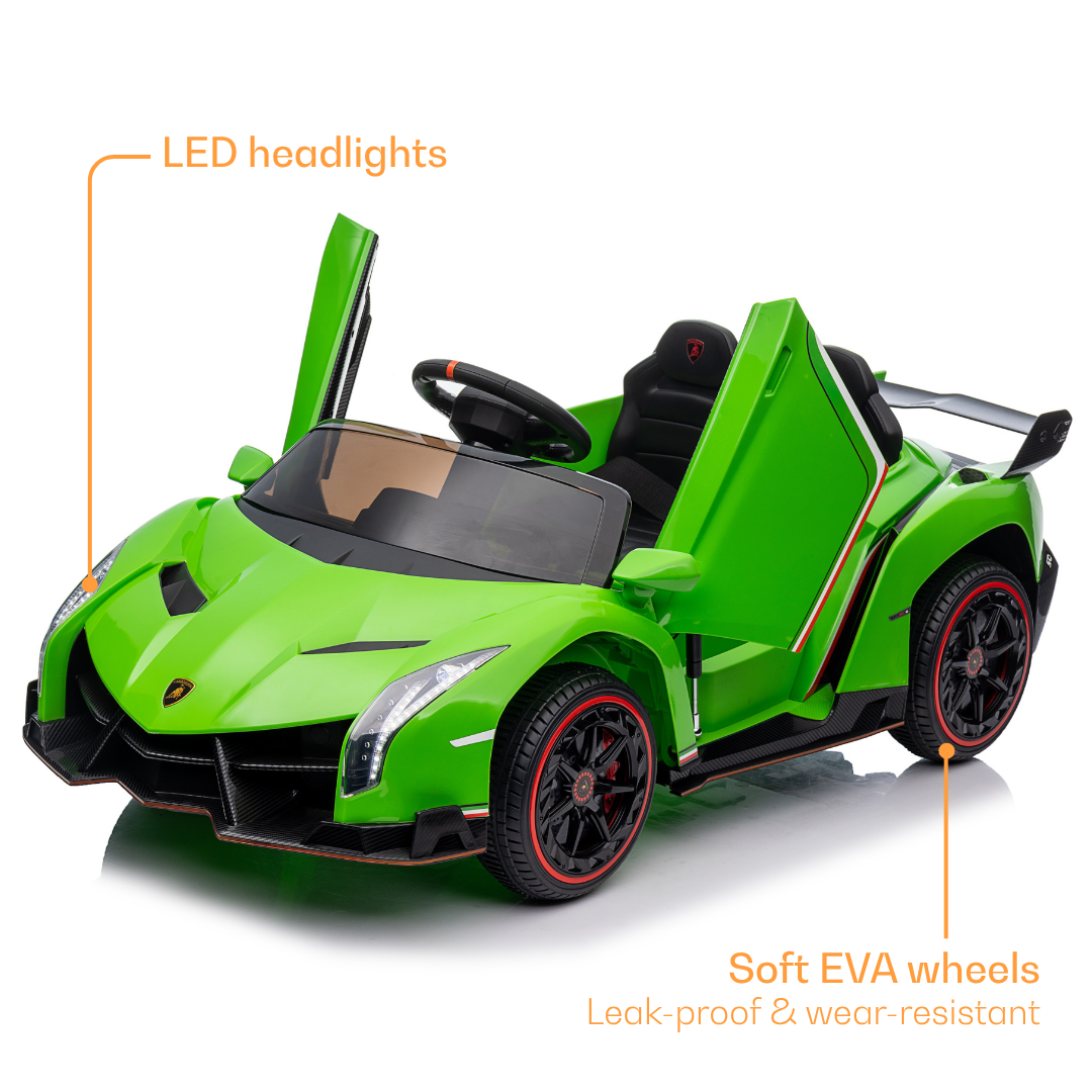 Elektrische kinderauto Lamborghini Veneno 12V groen