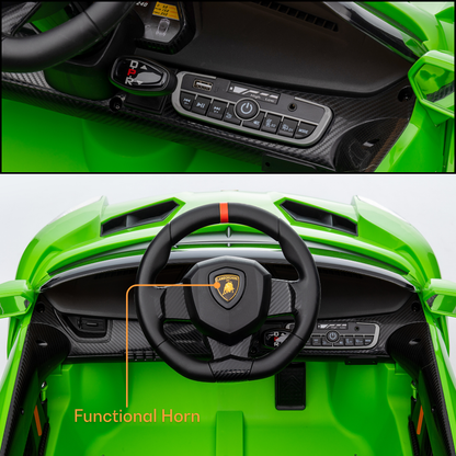 Elektrische kinderauto Lamborghini Veneno 12V groen
