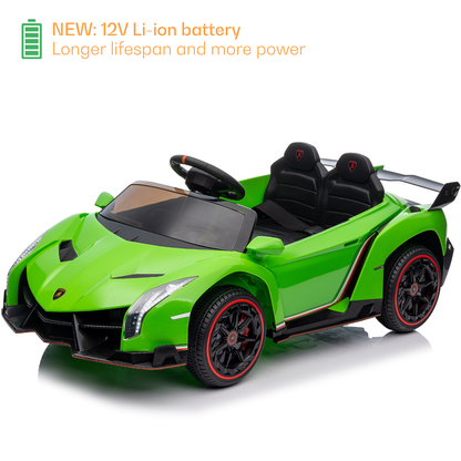 Elektrische kinderauto Lamborghini Veneno 12V groen
