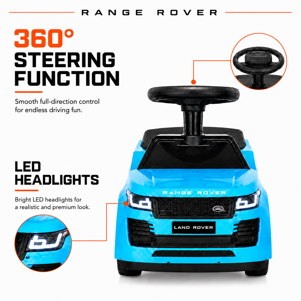 Loopauto Range Rover Vogue blauw