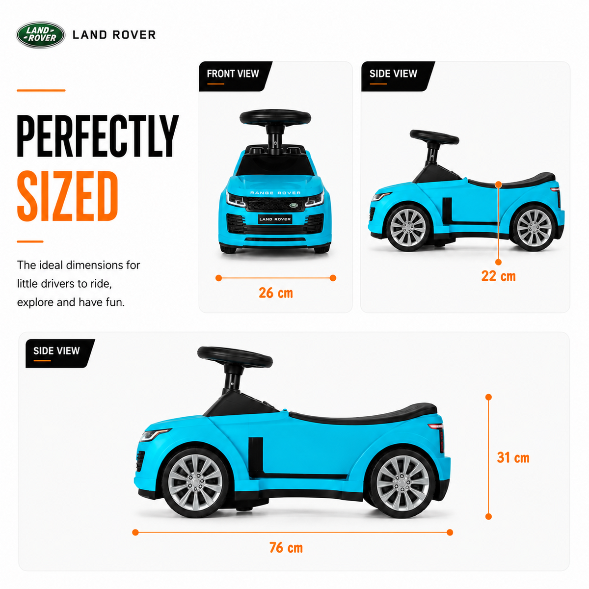 Loopauto Range Rover Vogue blauw