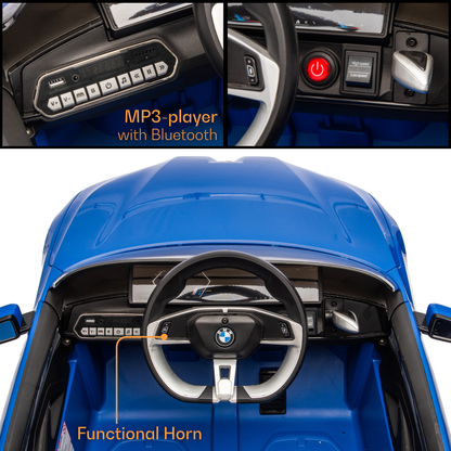 Elektrische kinderauto BMW i4 12V blauw